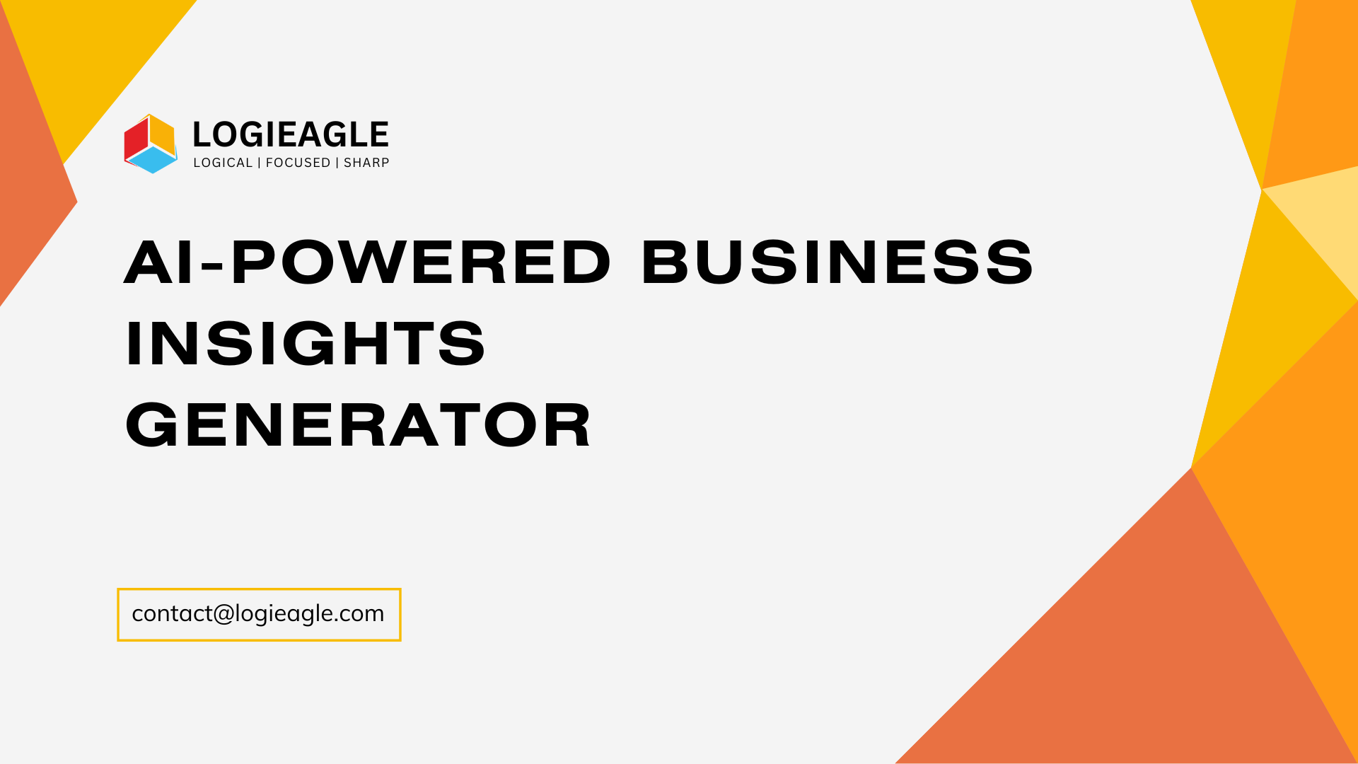 AI-Powered Business Insights Generator
