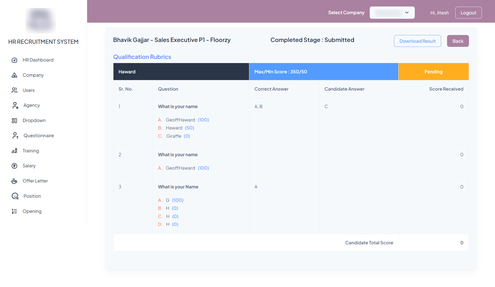Project Screenshot