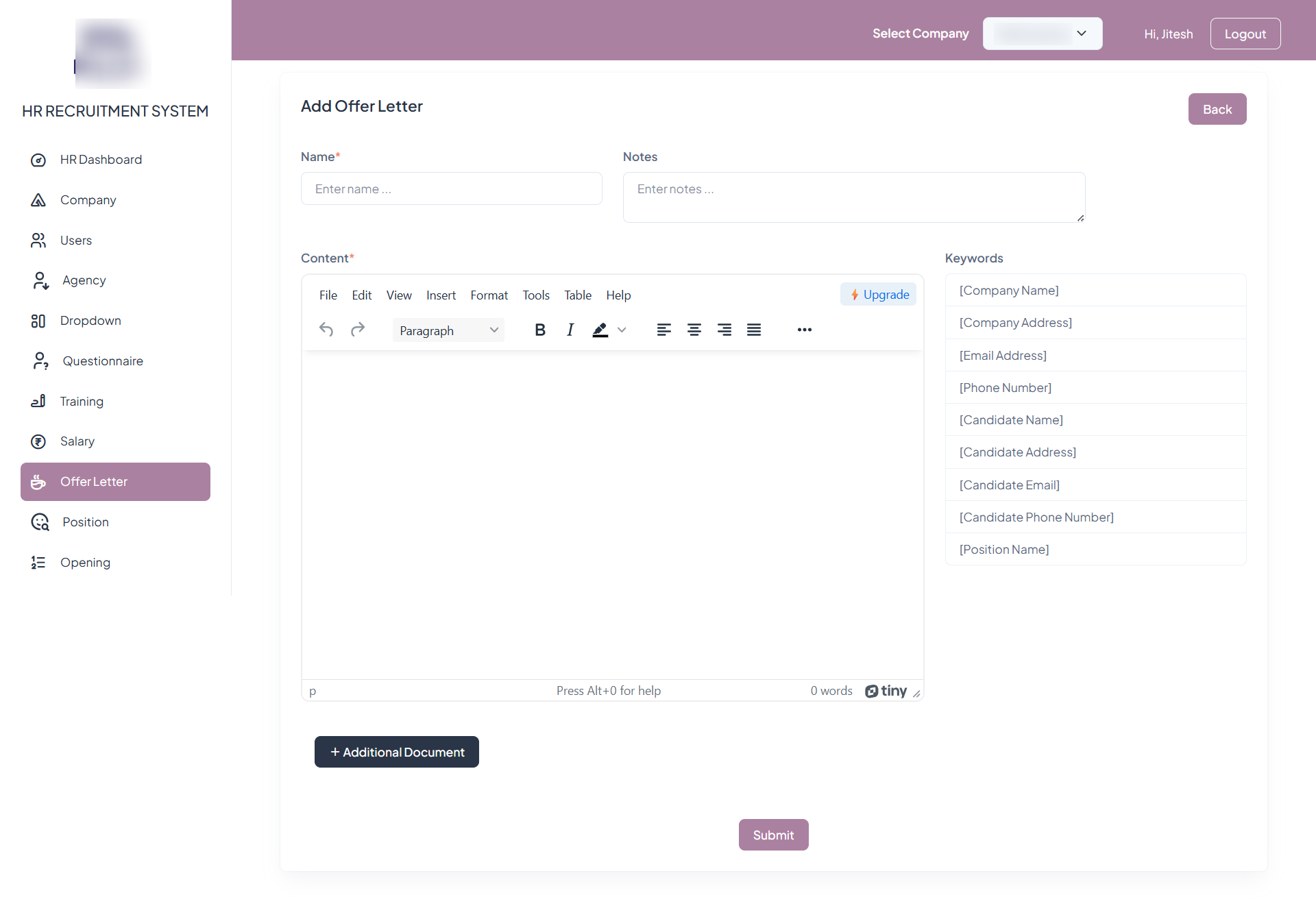 Project Screenshot