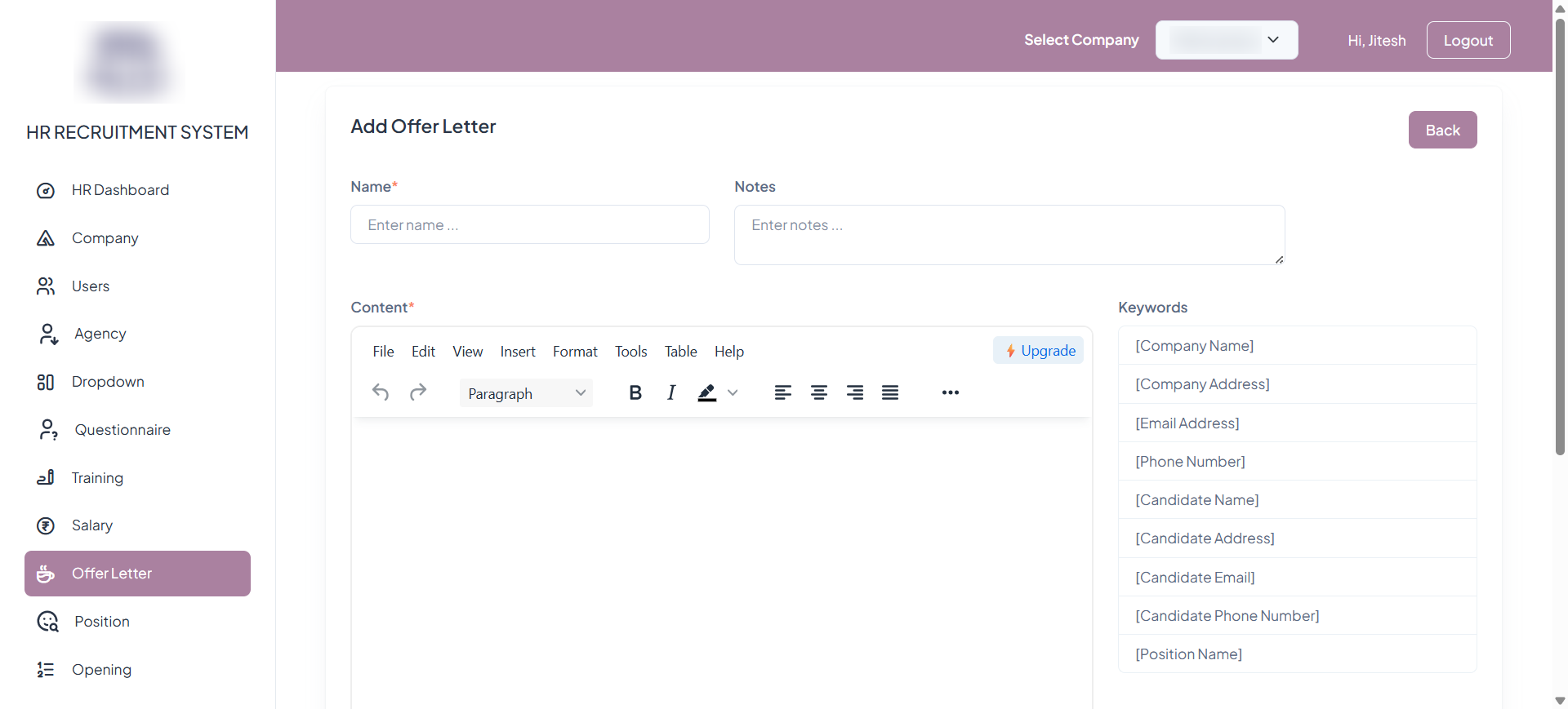 Project Screenshot